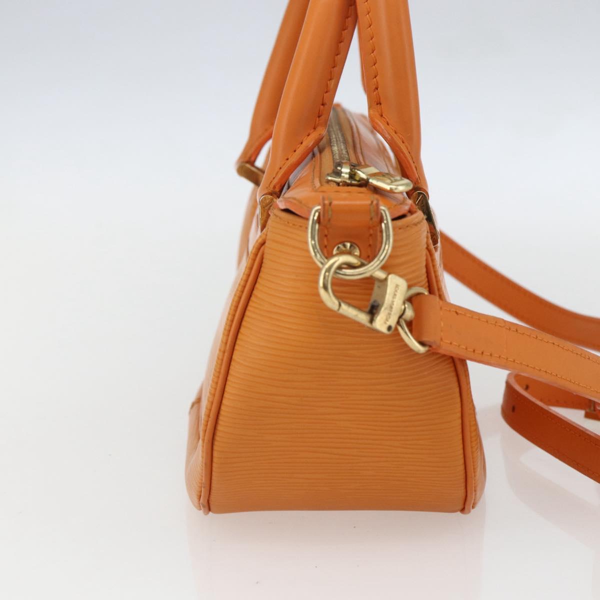 LOUIS VUITTON Epi Danura PM Bag 2Way Orange Mandarin M5891H LV Auth 152286V