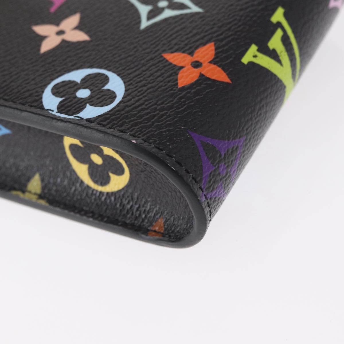 LOUIS VUITTON Monogram Multicolor Phone Pouch Metis Black M14098 Auth 152288SM