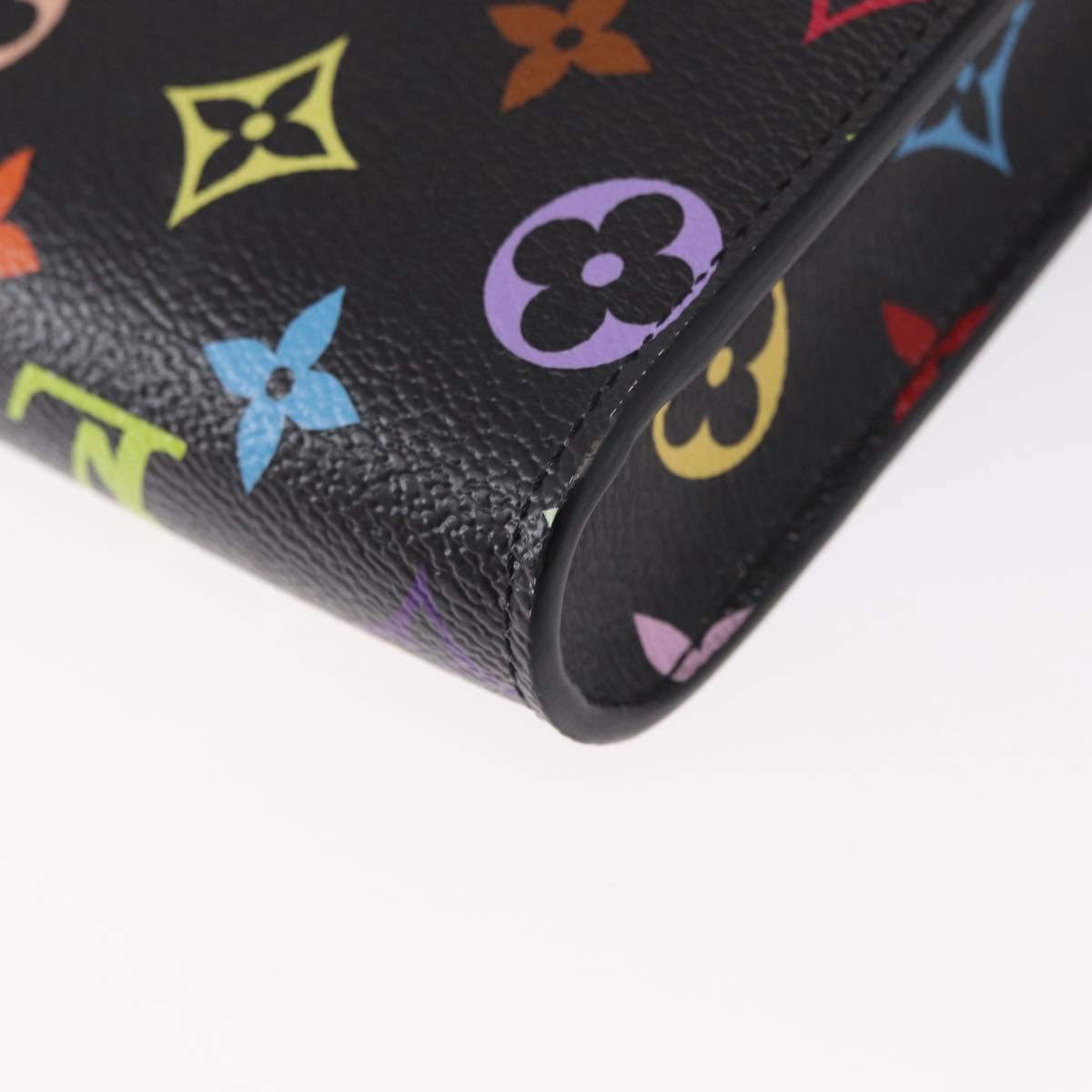 LOUIS VUITTON Monogram Multicolor Phone Pouch Metis Black M14098 Auth 152288SM
