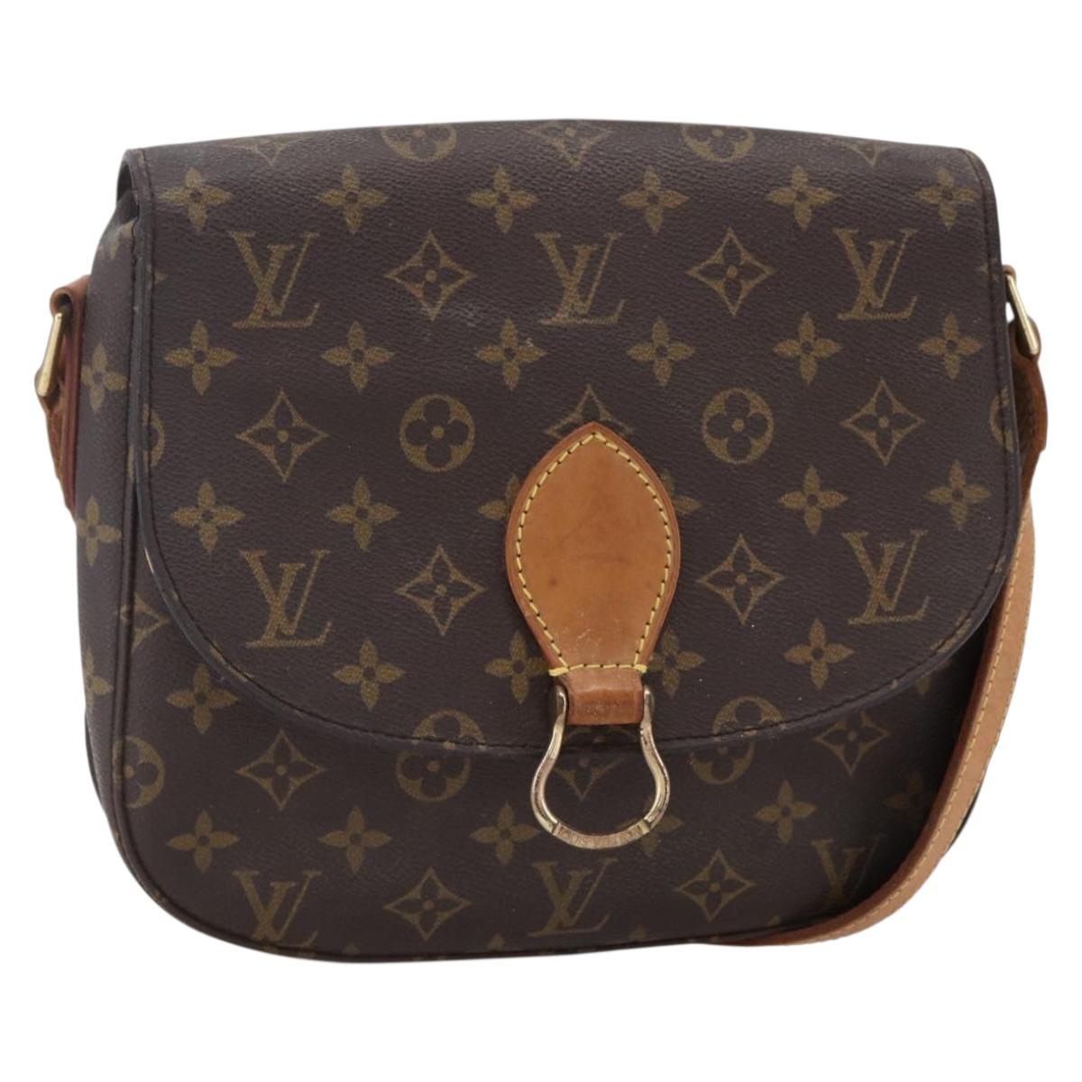 LOUIS VUITTON Monogram Saint Cloud GM Shoulder Bag M51242 LV Auth 152301