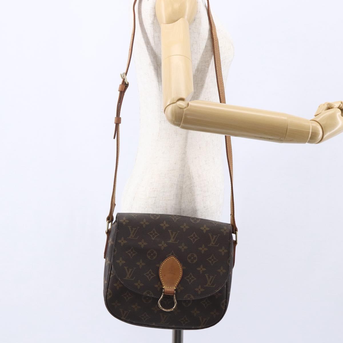 LOUIS VUITTON Monogram Saint Cloud GM Shoulder Bag M51242 LV Auth 152301