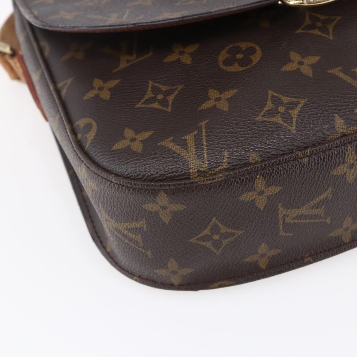 LOUIS VUITTON Monogram Saint Cloud GM Shoulder Bag M51242 LV Auth 152302