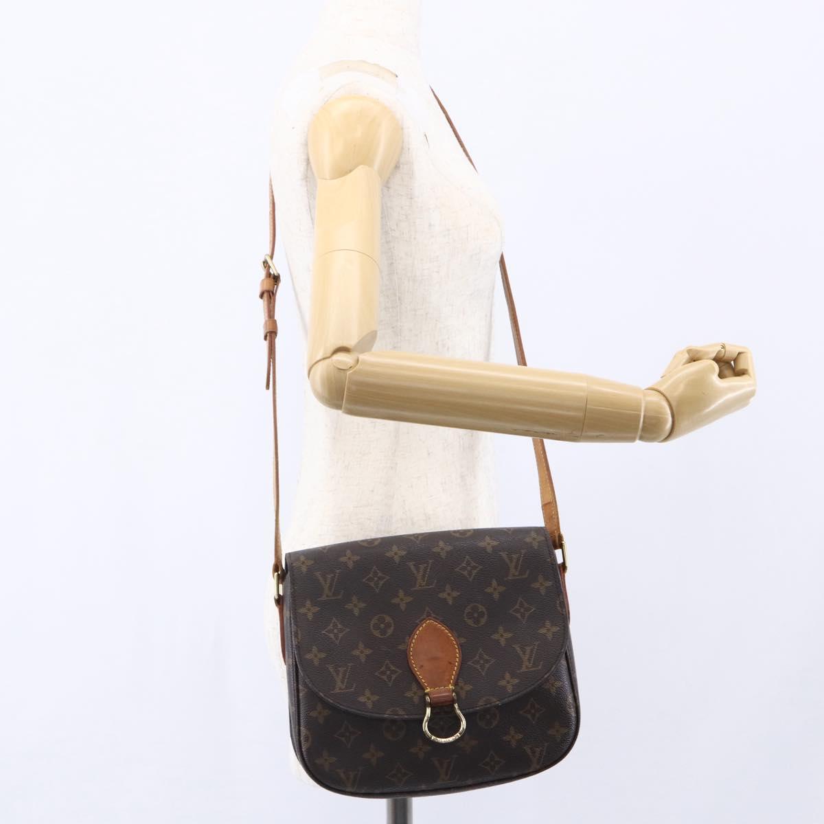 LOUIS VUITTON Monogram Saint Cloud GM Shoulder Bag M51242 LV Auth 152302