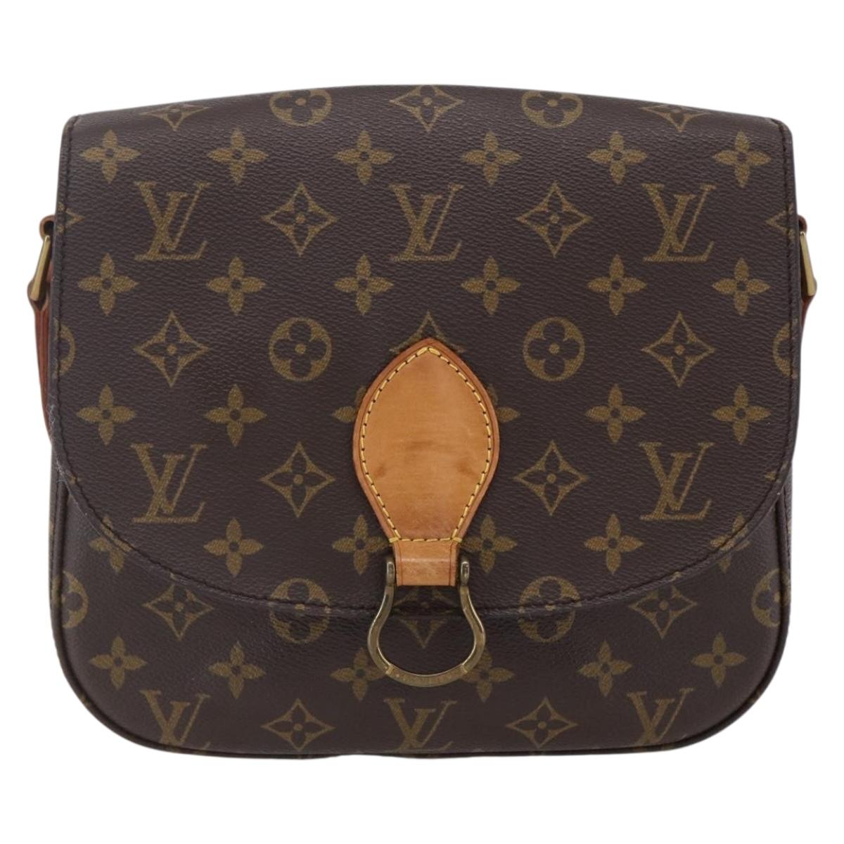 LOUIS VUITTON Monogram Saint Cloud GM Shoulder Bag M51242 LV Auth 152303