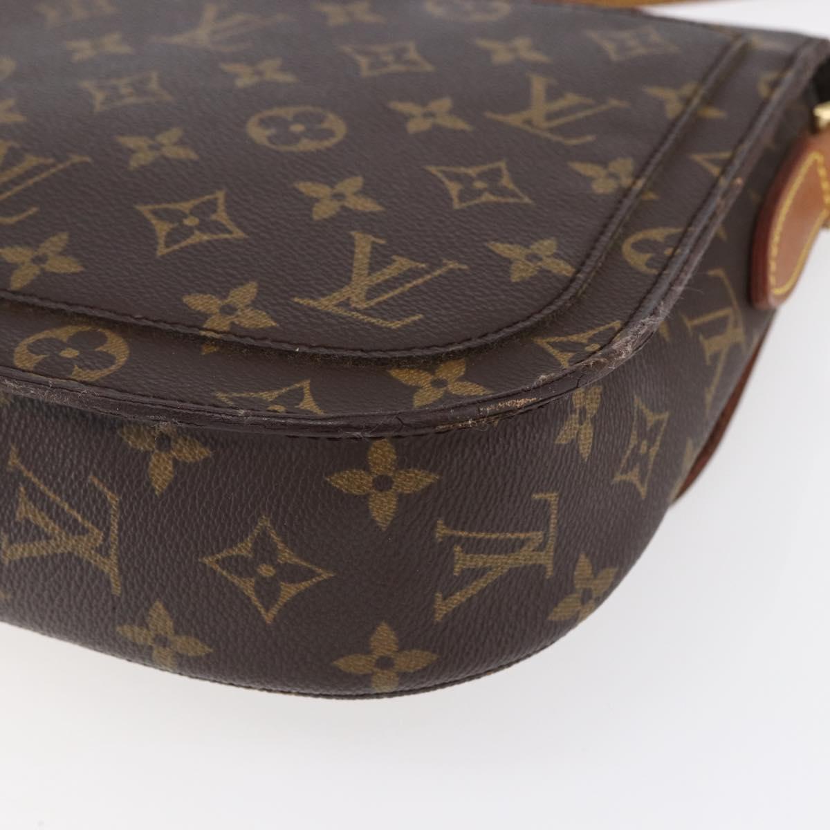 LOUIS VUITTON Monogram Saint Cloud GM Shoulder Bag M51242 LV Auth 152304