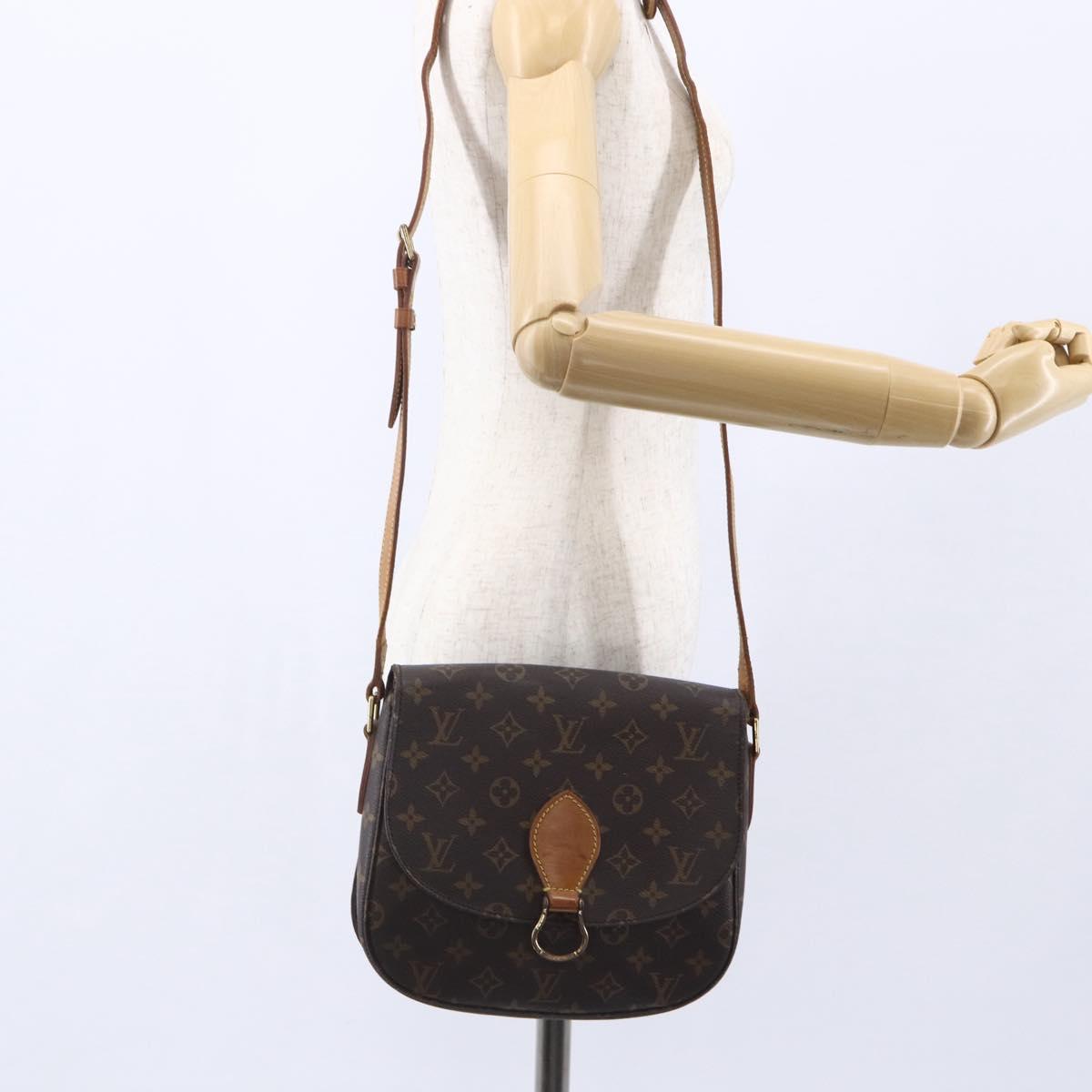 LOUIS VUITTON Monogram Saint Cloud GM Shoulder Bag M51242 LV Auth 152304