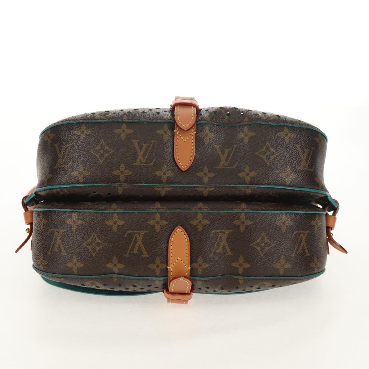 LOUIS VUITTON Monogram Perfo Saumur 30 Shoulder Bag M93998 LV Auth 152313V