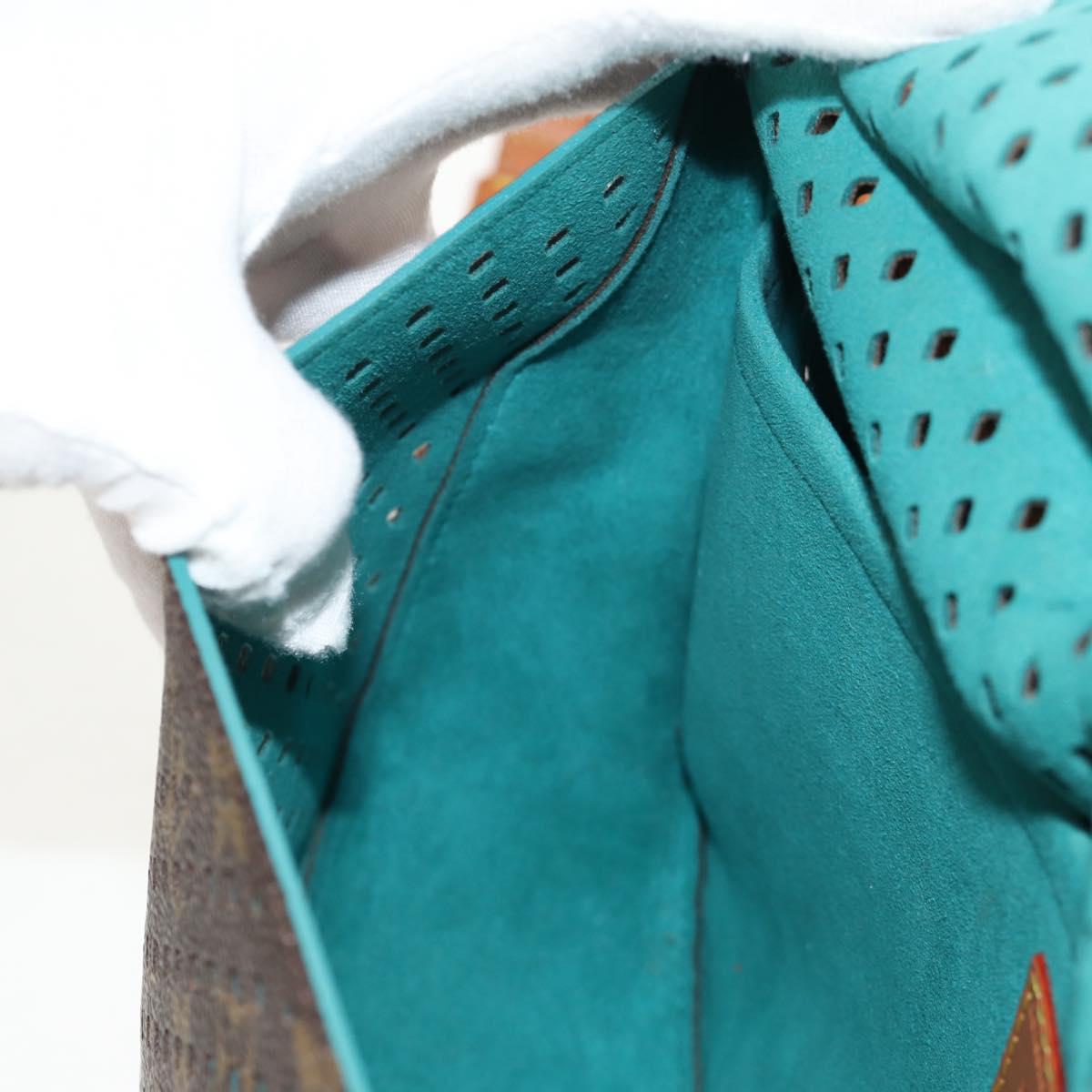 LOUIS VUITTON Monogram Perfo Saumur 30 Shoulder Bag M93998 LV Auth 152313V