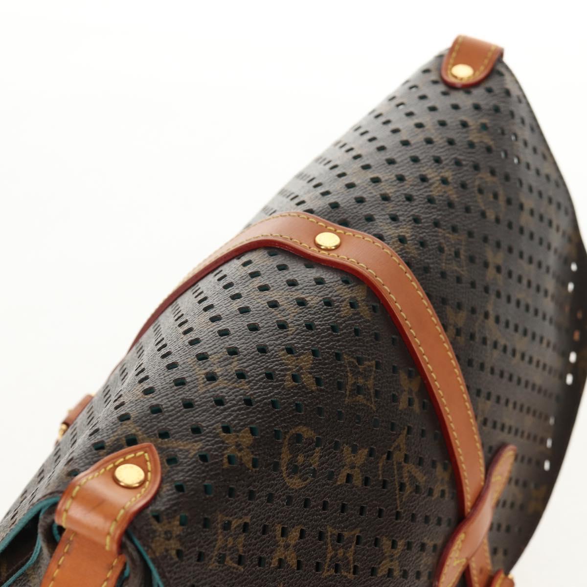 LOUIS VUITTON Monogram Perfo Saumur 30 Shoulder Bag M93998 LV Auth 152313V