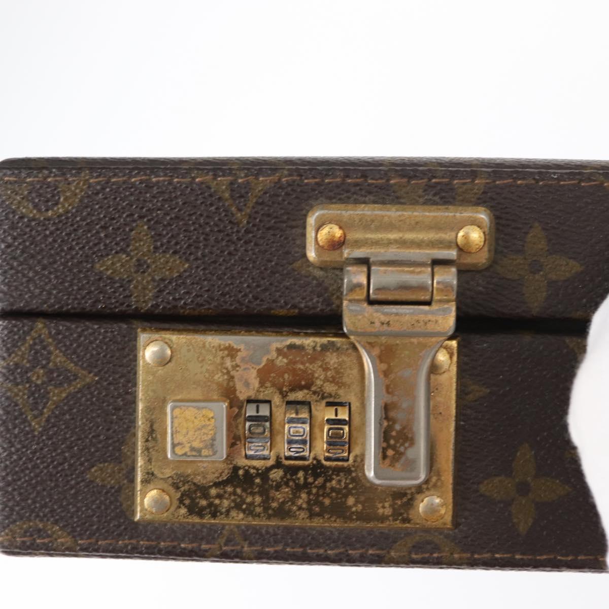 LOUIS VUITTON Monogram Attache Case Hand Bag LV Auth 152314