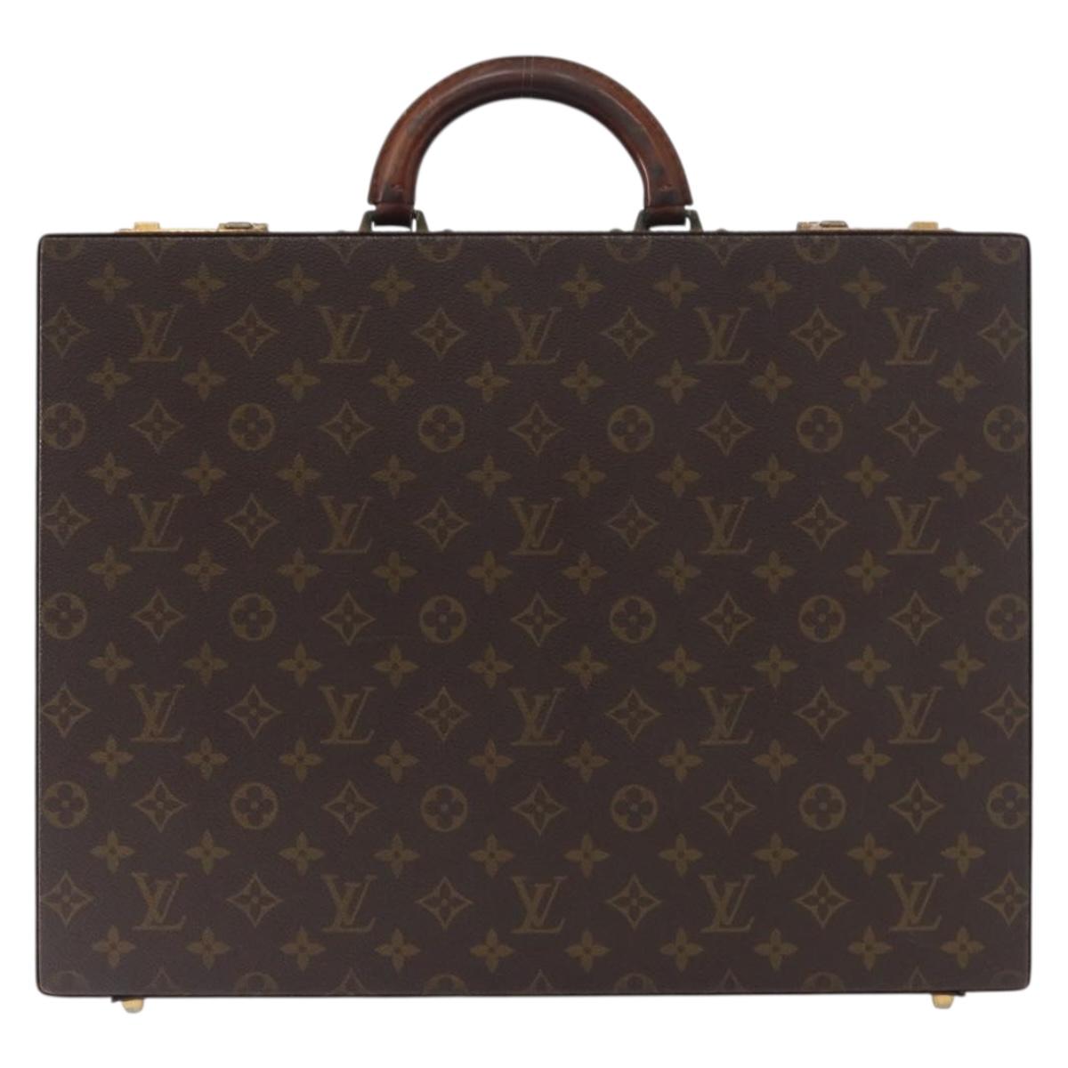 LOUIS VUITTON Monogram Attache Case Hand Bag LV Auth 152314