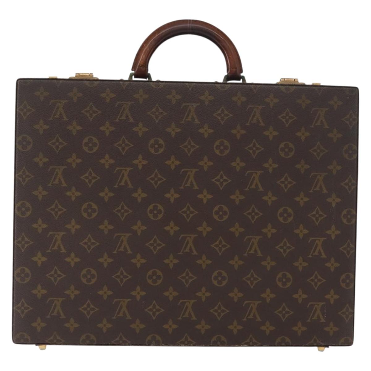 LOUIS VUITTON Monogram Attache Case Hand Bag LV Auth 152314
