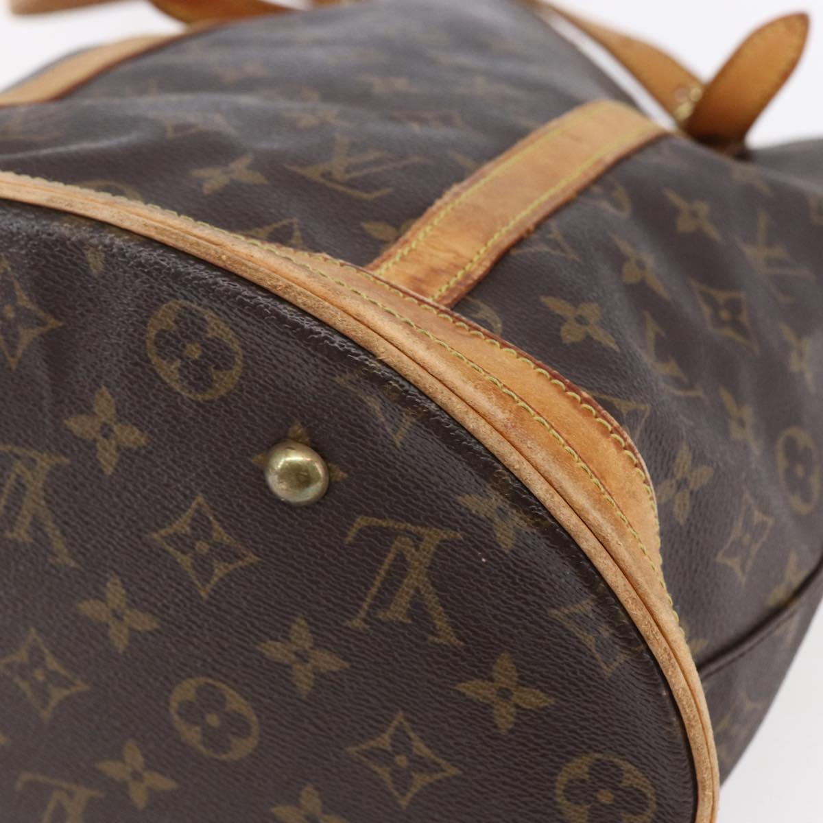 LOUIS VUITTON Monogram Bucket GM Shoulder Bag M42236 LV Auth 152316