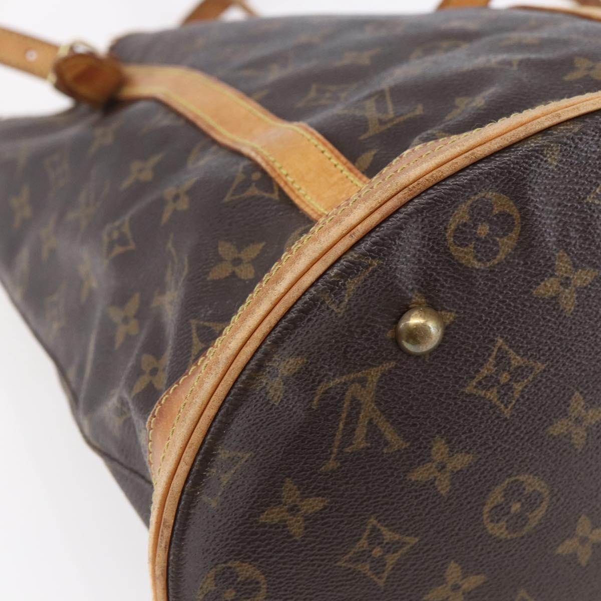 LOUIS VUITTON Monogram Bucket GM Shoulder Bag M42236 LV Auth 152316