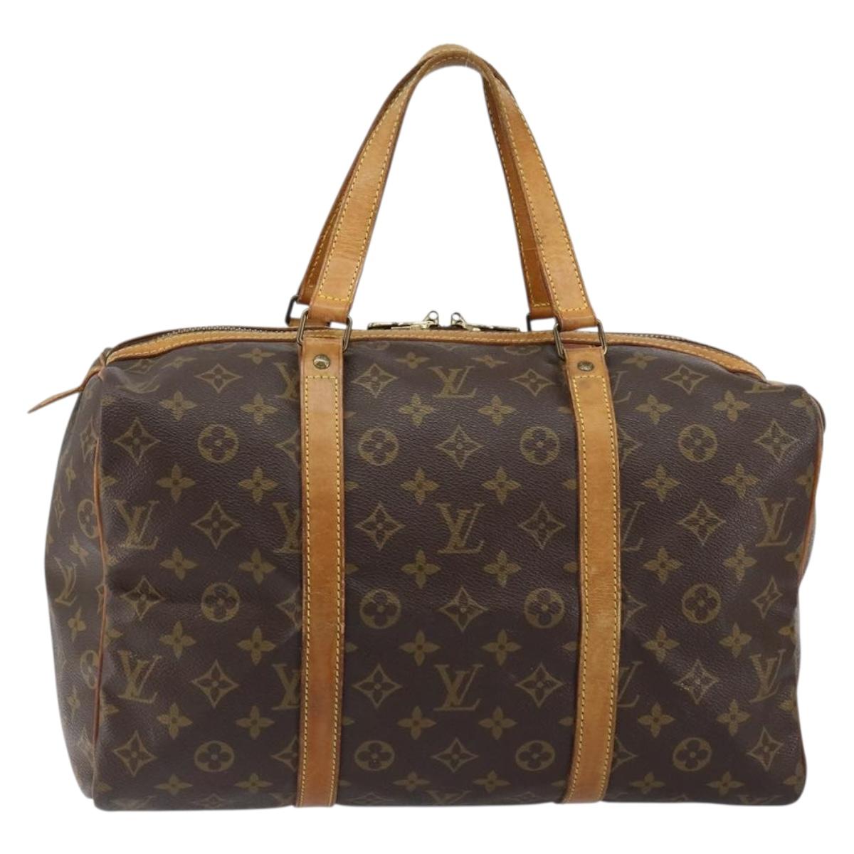LOUIS VUITTON Monogram Sac Souple 35 Boston Bag M41626 LV Auth 152320