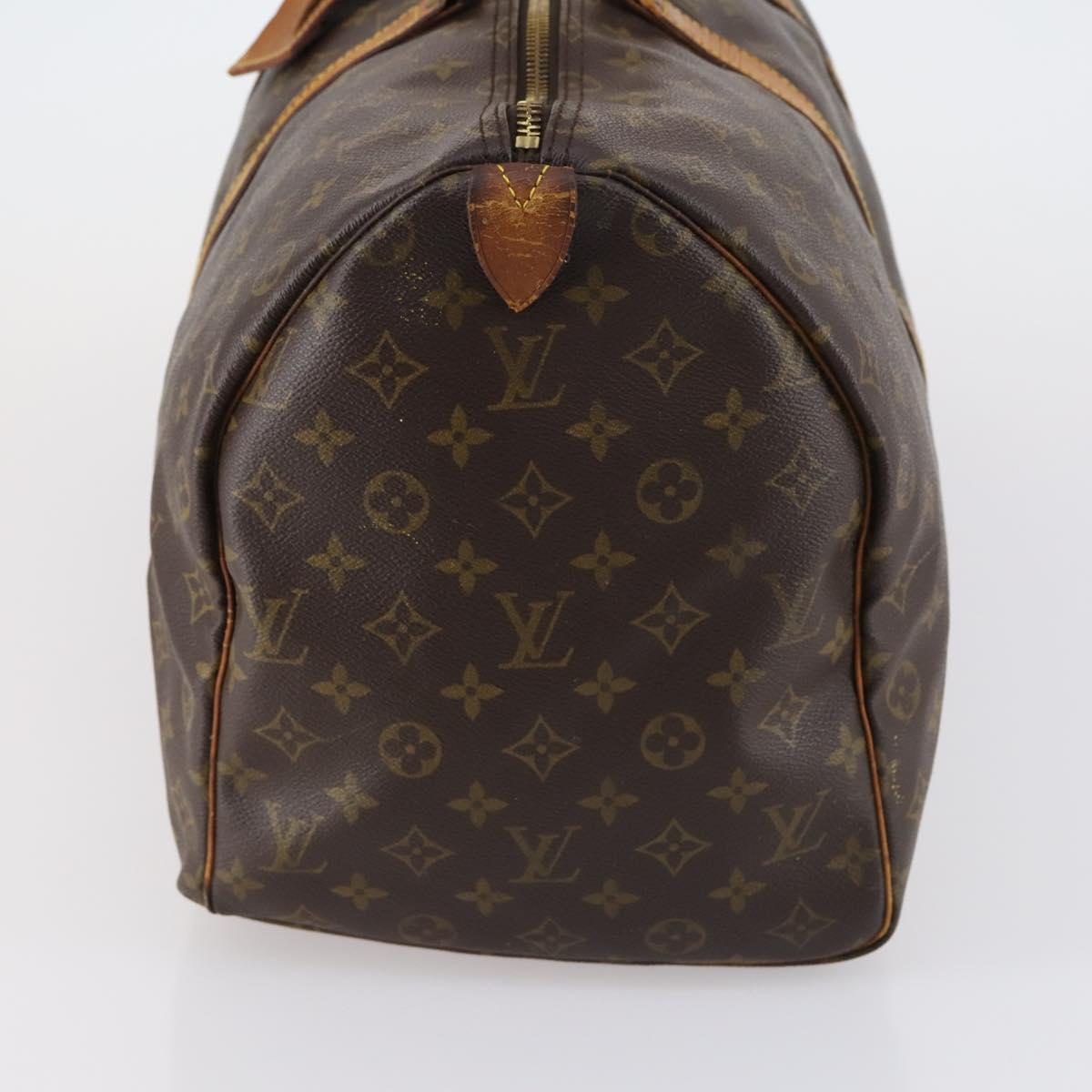 LOUIS VUITTON Monogram Keepall 50 Boston Bag M41426 LV Auth 152321