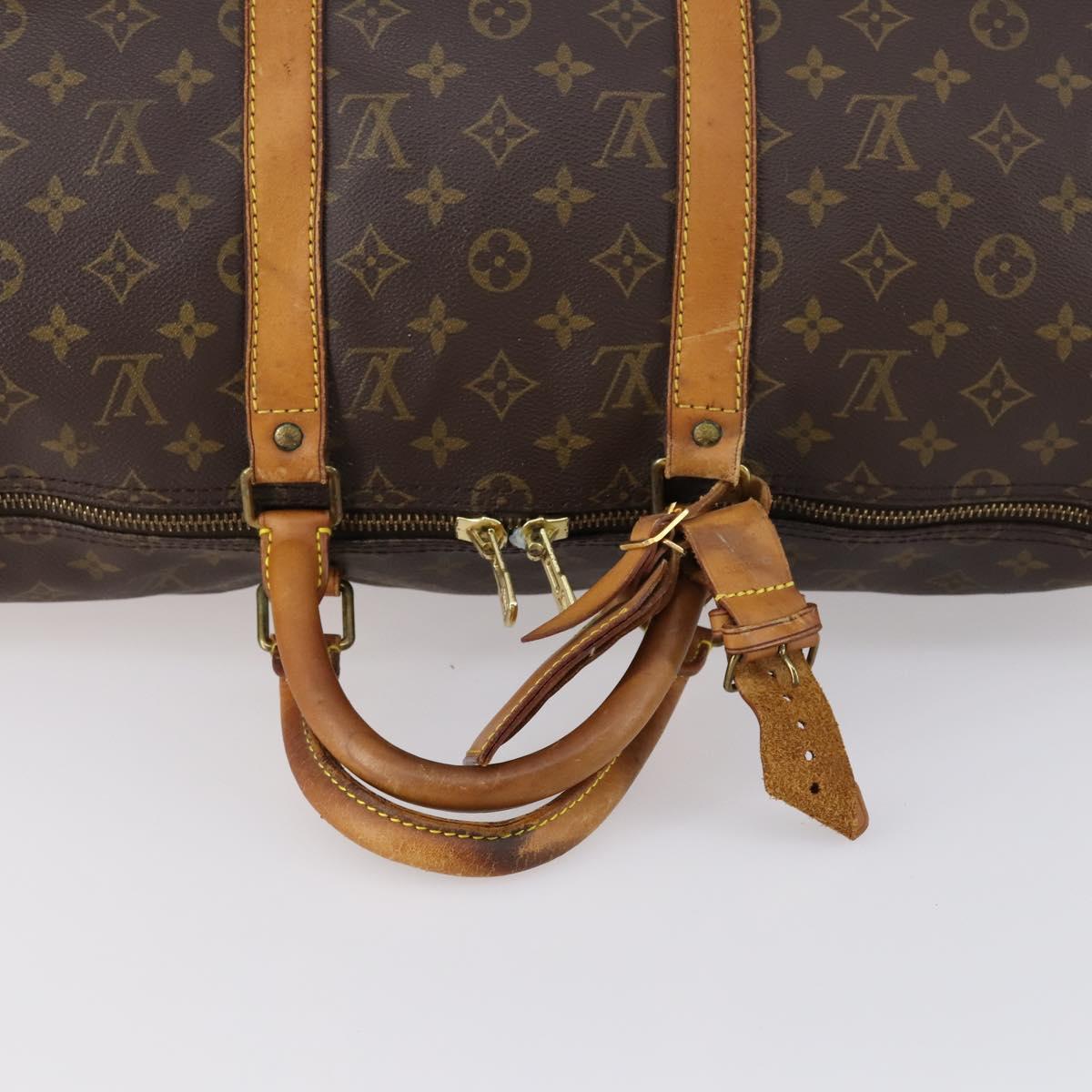 LOUIS VUITTON Monogram Keepall 50 Boston Bag M41426 LV Auth 152321