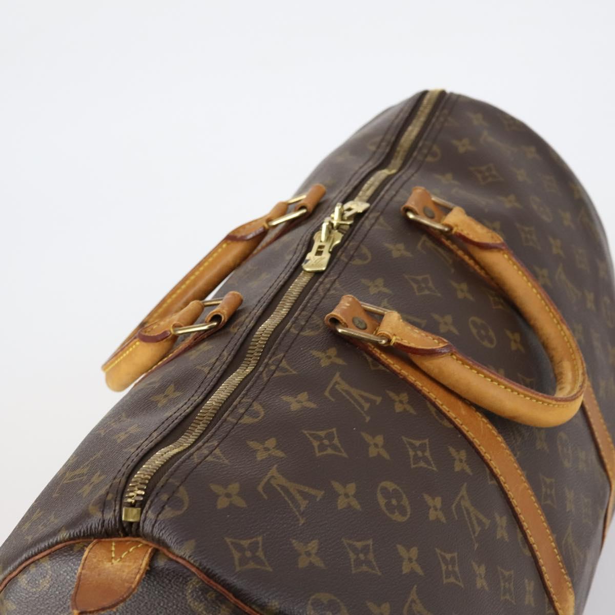 LOUIS VUITTON Monogram Keepall 50 Boston Bag M41426 LV Auth 152322