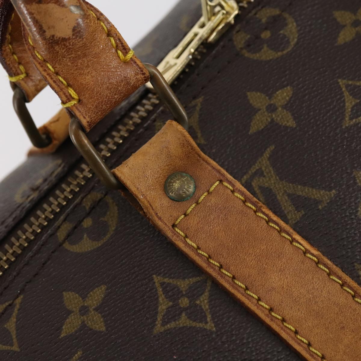 LOUIS VUITTON Monogram Keepall 50 Boston Bag M41426 LV Auth 152323