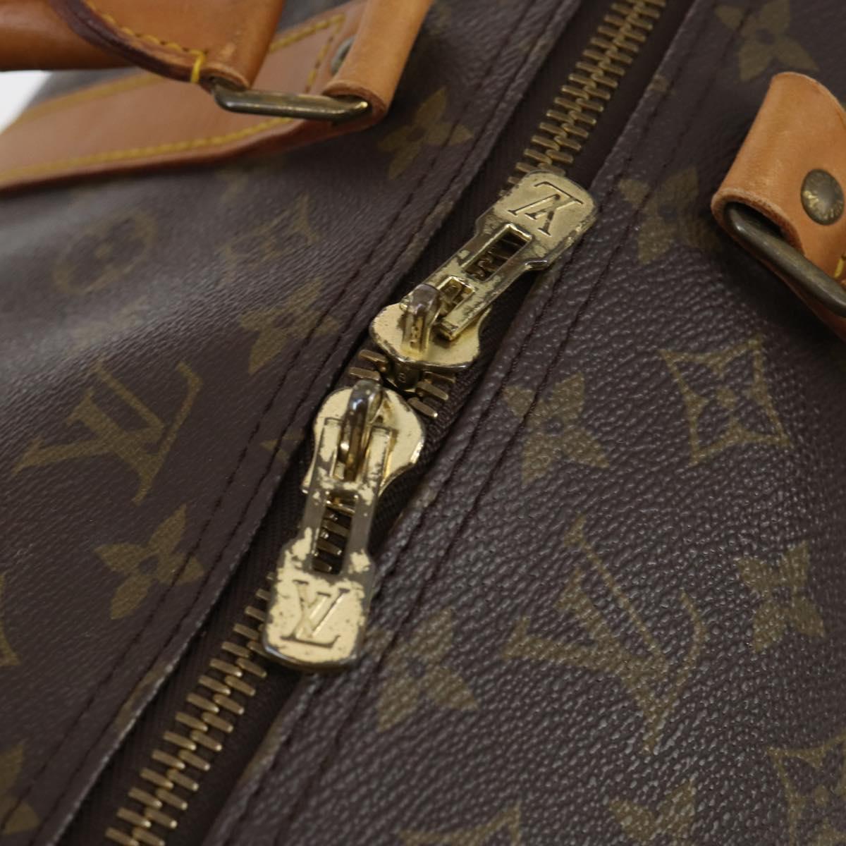 LOUIS VUITTON Monogram Keepall 60 Boston Bag M41422 LV Auth 152325