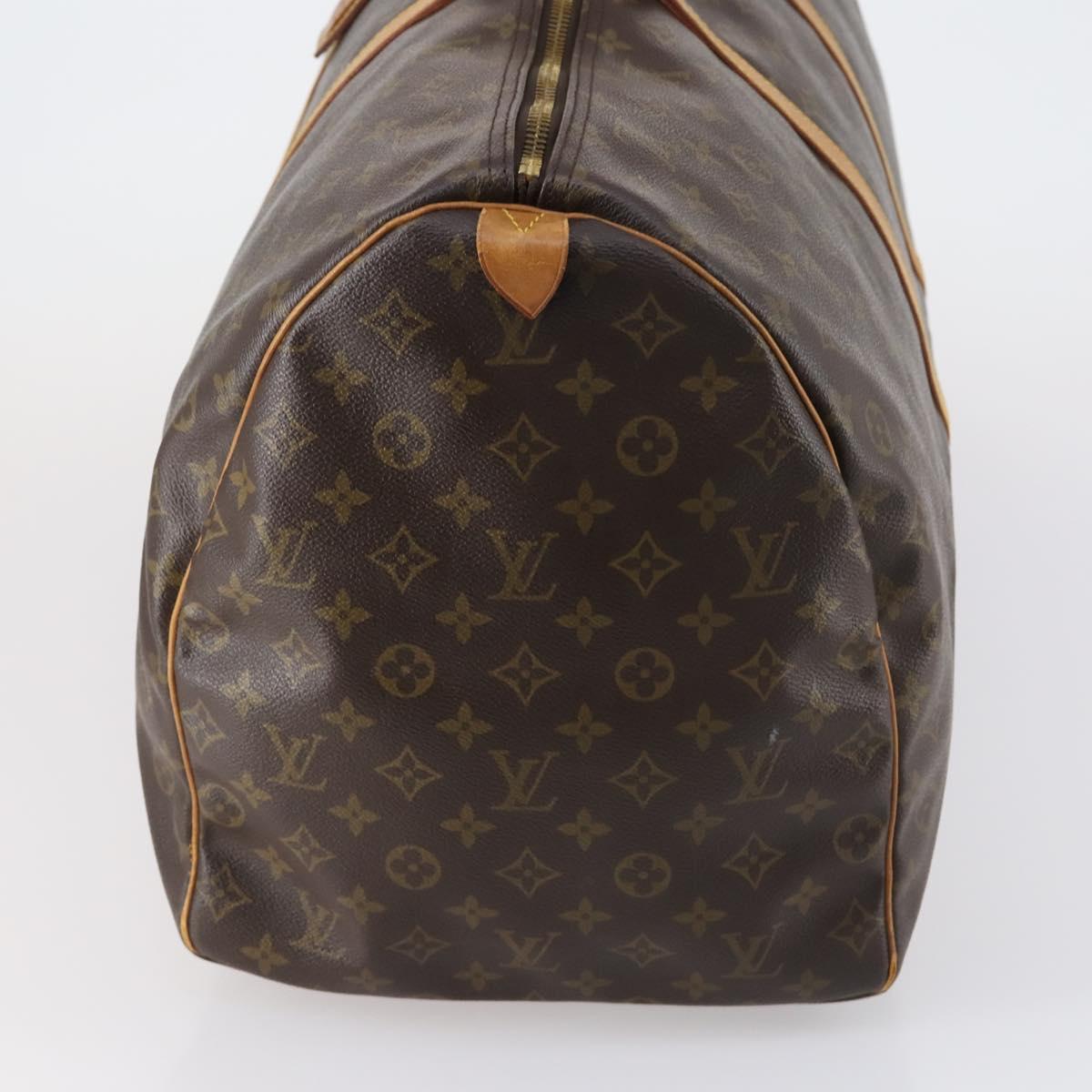 LOUIS VUITTON Monogram Keepall 60 Boston Bag M41422 LV Auth 152325