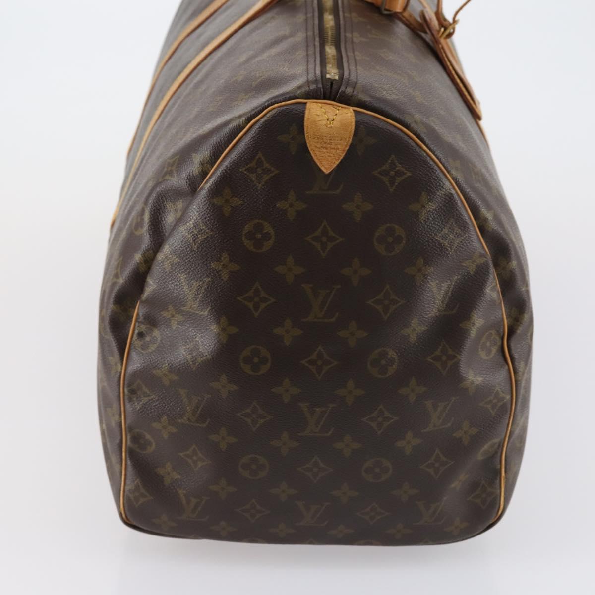 LOUIS VUITTON Monogram Keepall 60 Boston Bag M41422 LV Auth 152325
