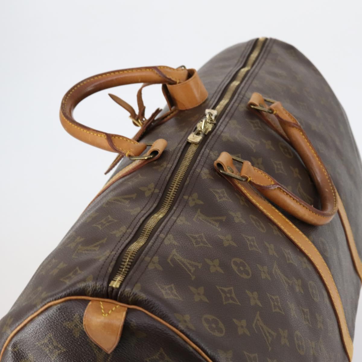 LOUIS VUITTON Monogram Keepall 60 Boston Bag M41422 LV Auth 152325