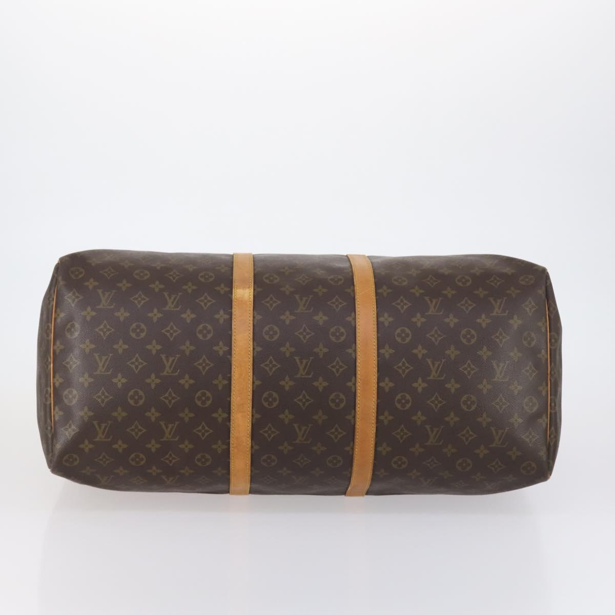 LOUIS VUITTON Monogram Keepall 60 Boston Bag M41422 LV Auth 152325
