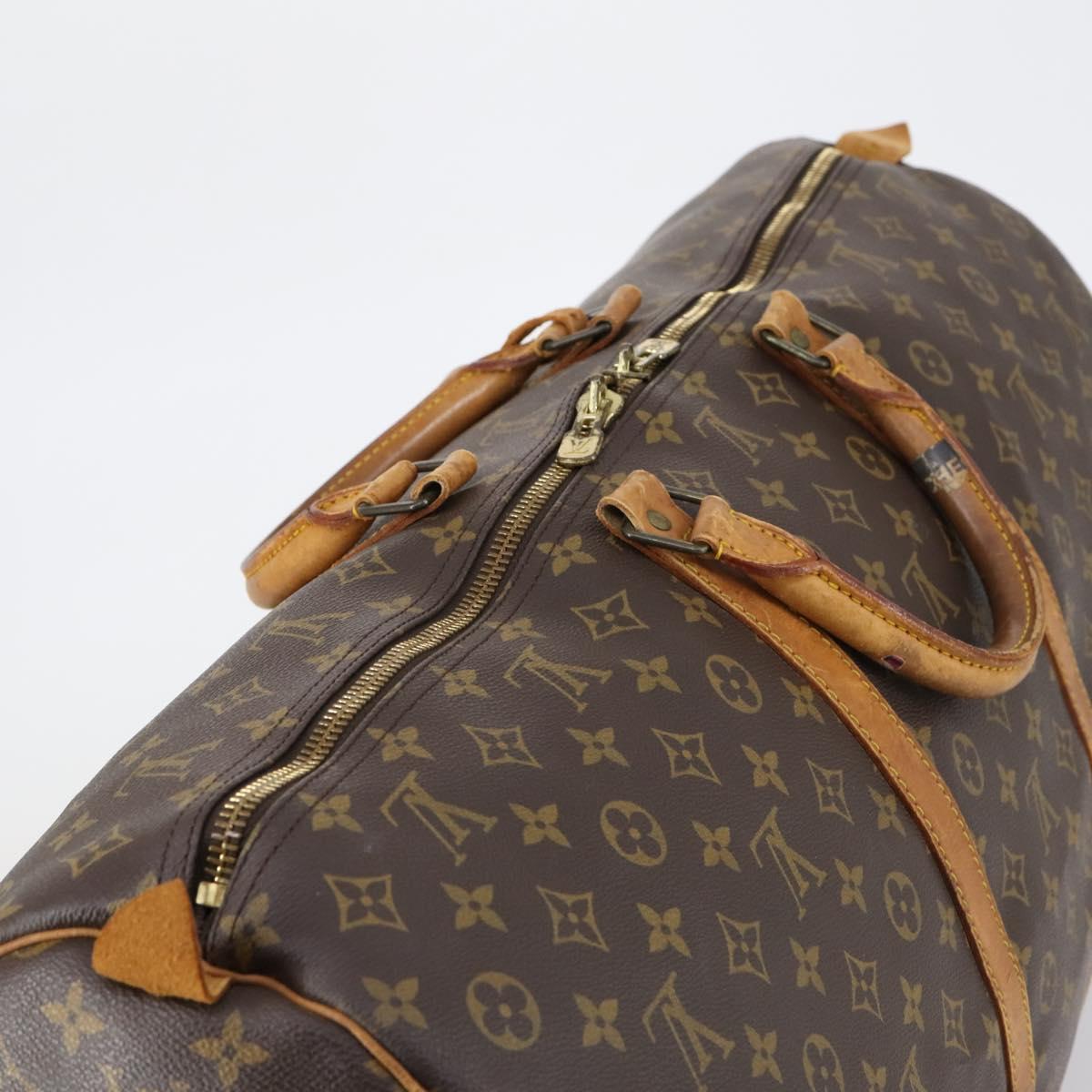 LOUIS VUITTON Monogram Keepall 60 Boston Bag M41422 LV Auth 152326