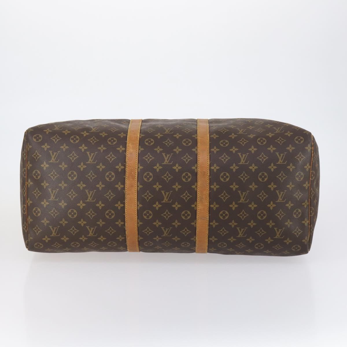 LOUIS VUITTON Monogram Keepall 60 Boston Bag M41422 LV Auth 152326