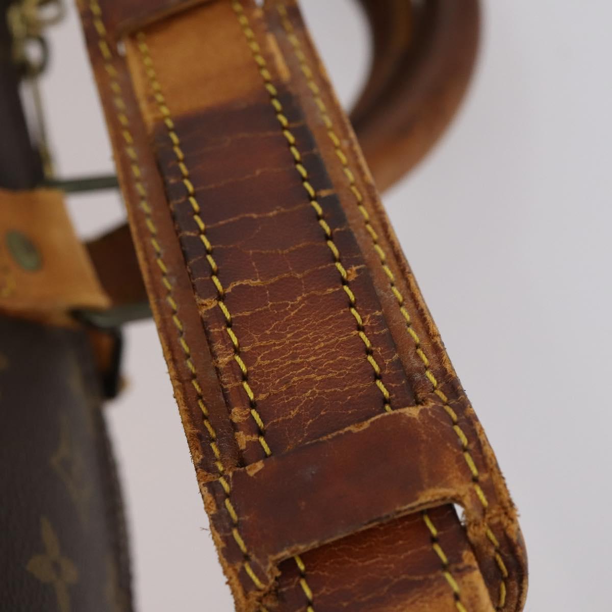 LOUIS VUITTON Monogram Keepall Bandouliere 60 Boston Bag M41412 LV Auth 152327