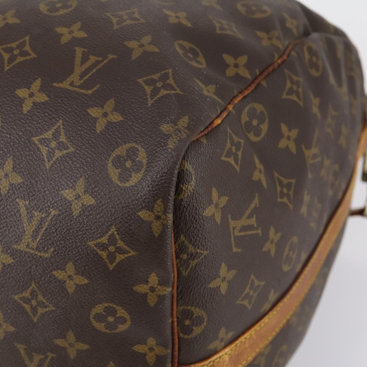 LOUIS VUITTON Monogram Keepall Bandouliere 60 Boston Bag M41412 LV Auth 152327
