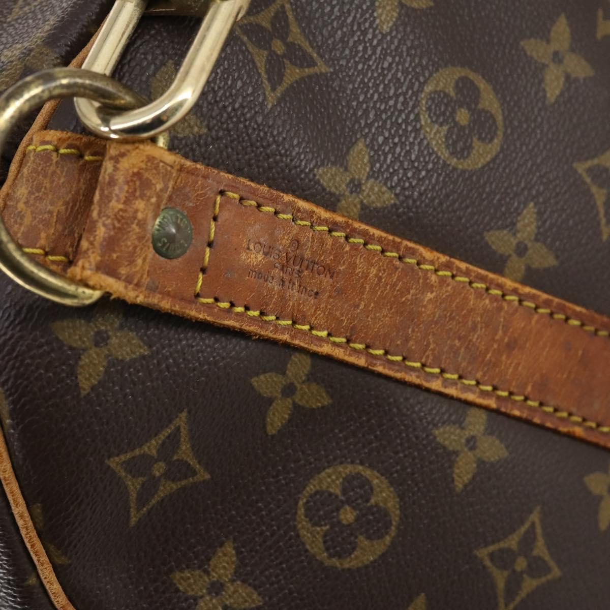 LOUIS VUITTON Monogram Keepall Bandouliere 60 Boston Bag M41412 LV Auth 152327