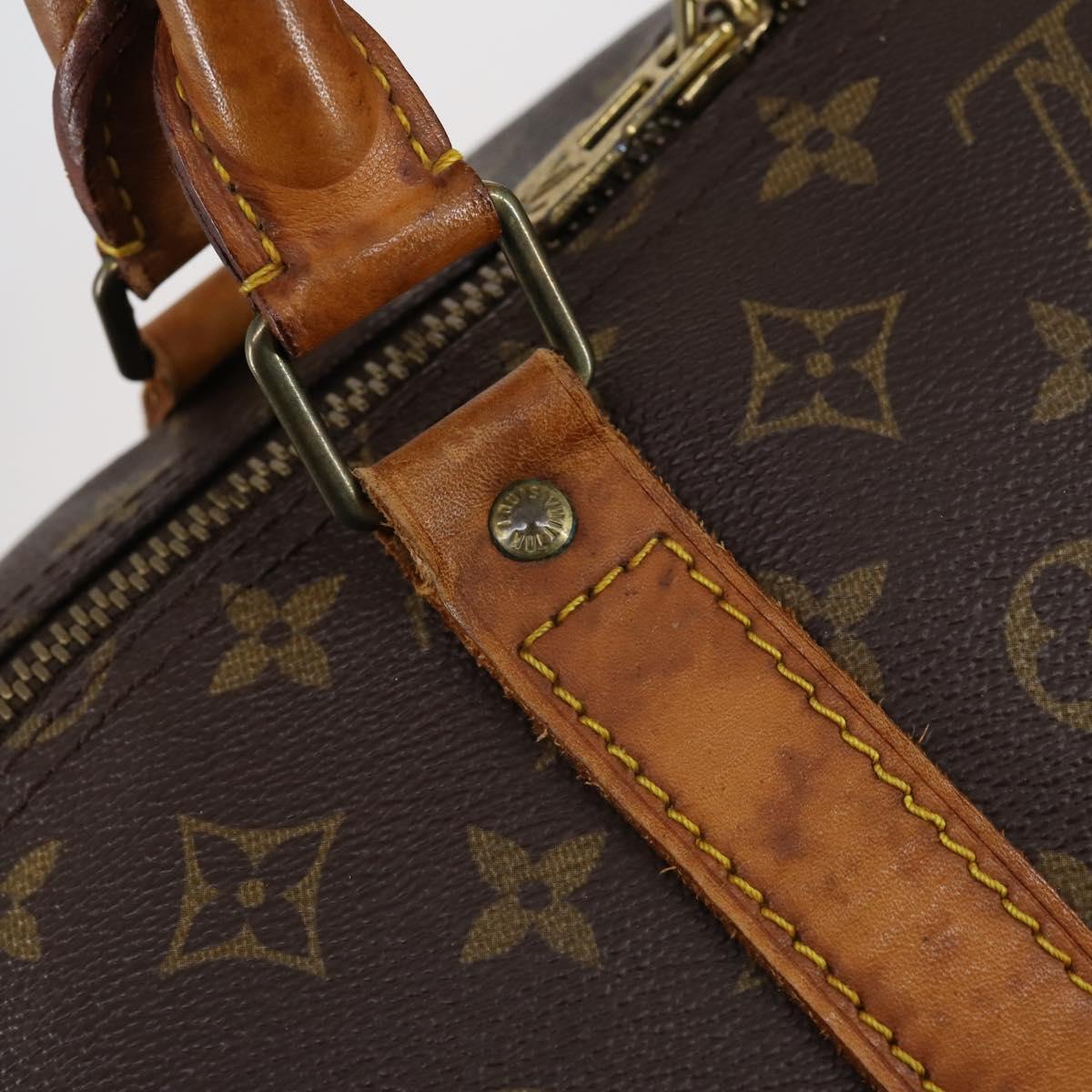 LOUIS VUITTON Monogram Keepall Bandouliere 60 Boston Bag M41412 LV Auth 152328