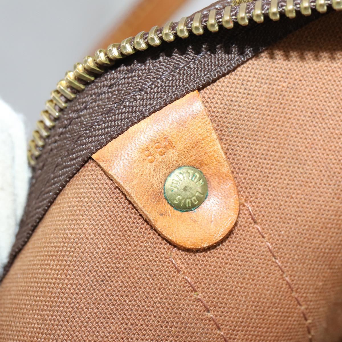 LOUIS VUITTON Monogram Keepall Bandouliere 60 Boston Bag M41412 LV Auth 152328