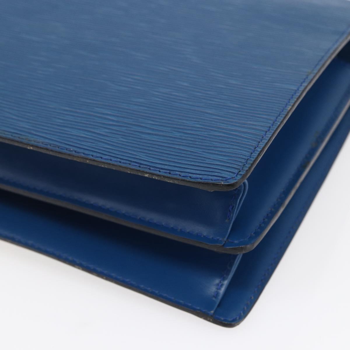 LOUIS VUITTON Epi Concorde Hand Bag Blue M52135 LV Auth 152334