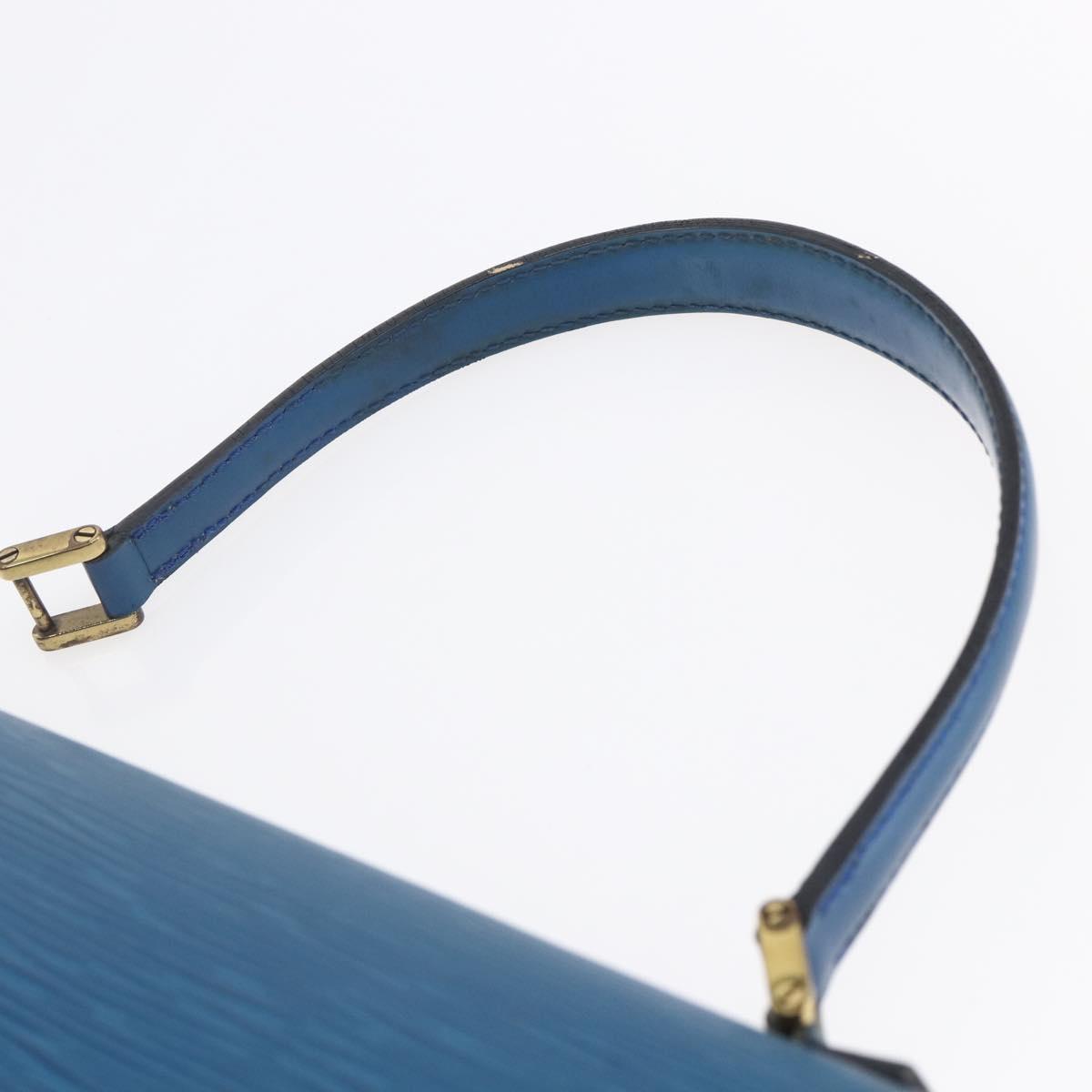LOUIS VUITTON Epi Concorde Hand Bag Blue M52135 LV Auth 152334