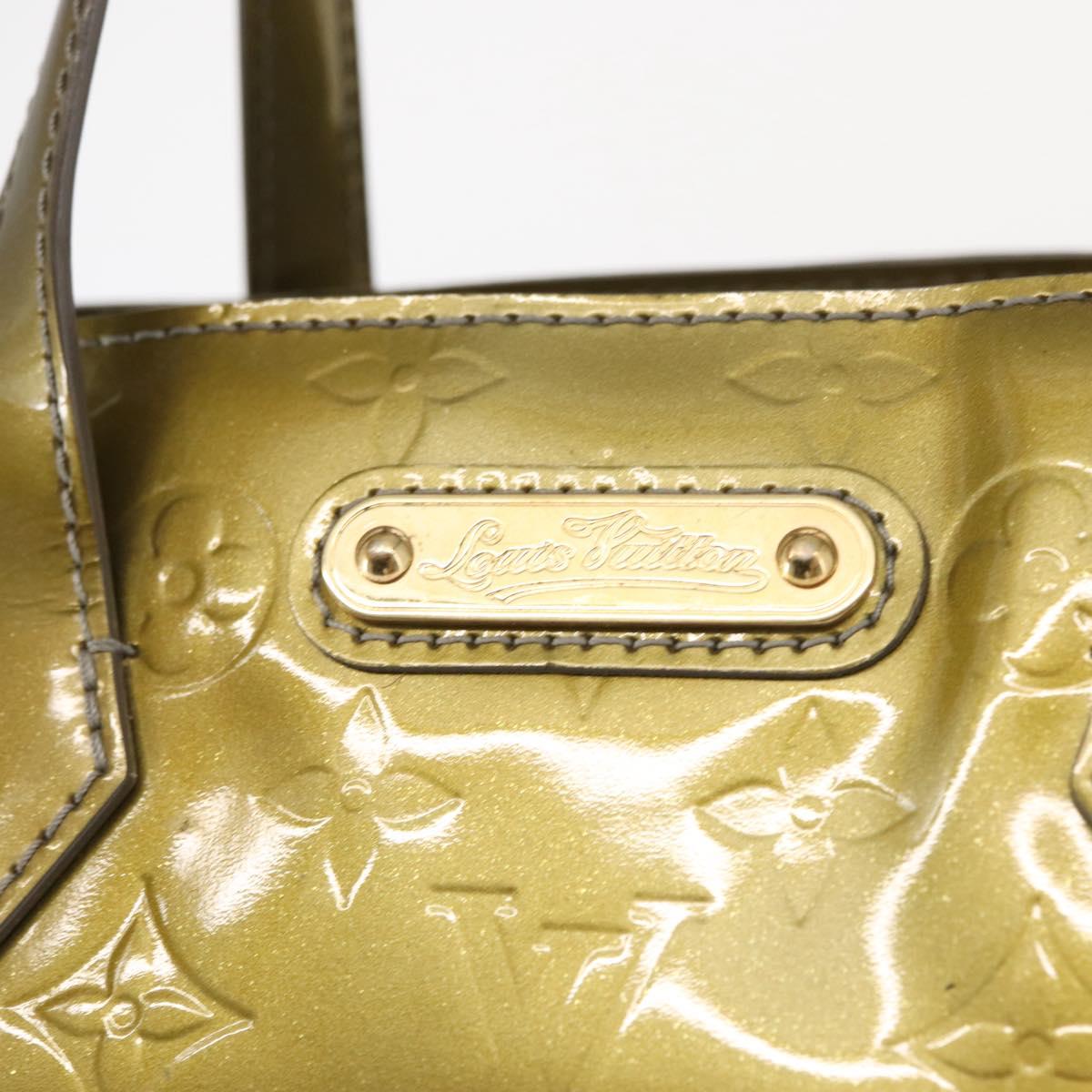 LOUIS VUITTON Monogram Vernis Wilshire PM Bag Veil amplession M91643 Auth 152343