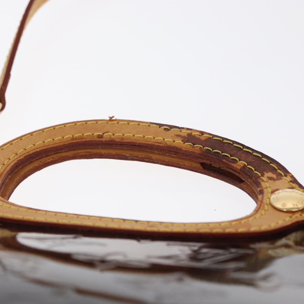 LOUIS VUITTON Monogram Vernis Roxbury Drive Hand Bag Amarante M91995 Auth 152344