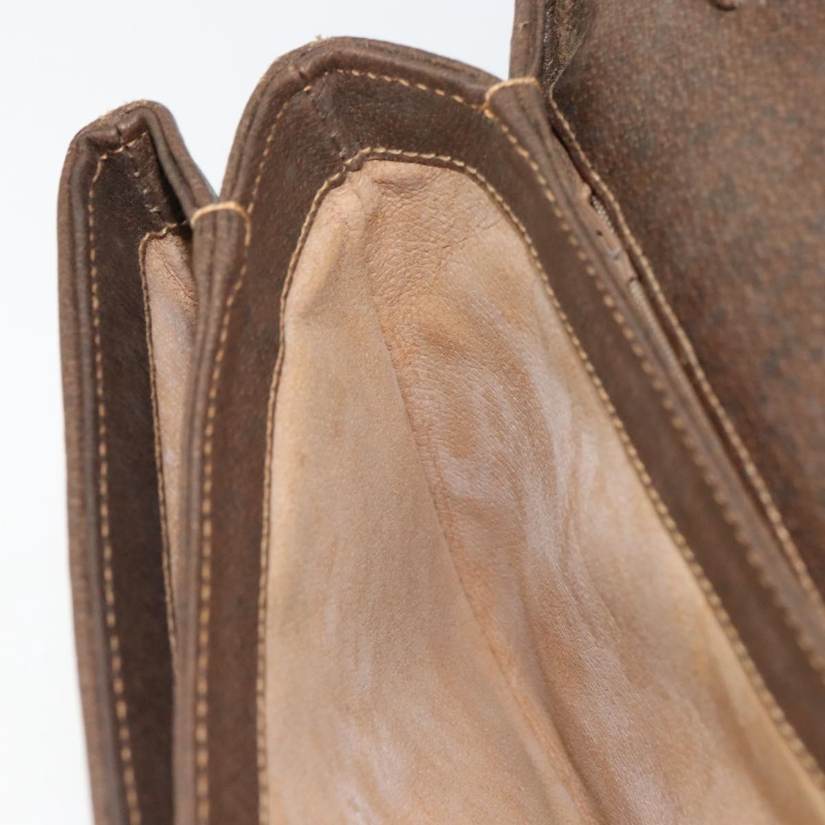 GUCCI GG Supreme Shoulder Bag PVC Beige Gold 004 106 0024 Auth 152353