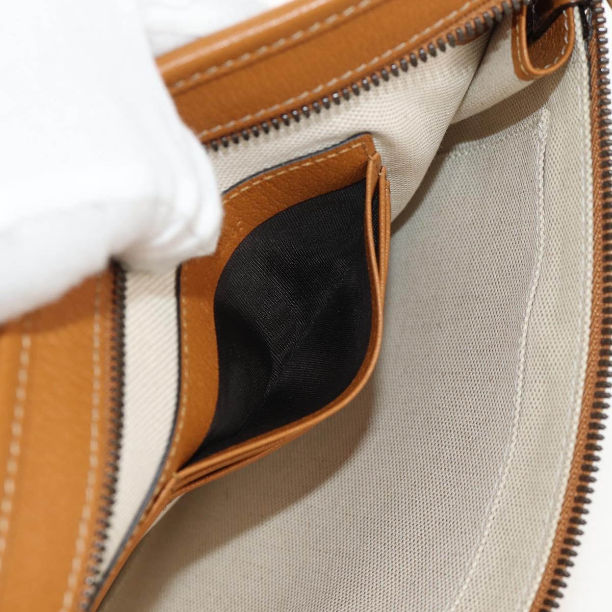 GUCCI GUCCIxDisney GG Supreme Clutch Bag PVC Beige Gold 602552 Auth 152362M