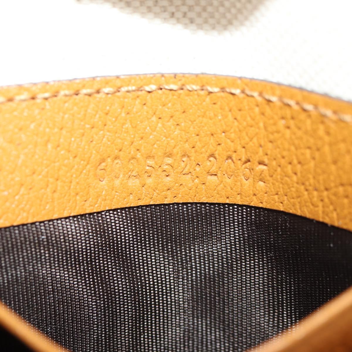 GUCCI GUCCIxDisney GG Supreme Clutch Bag PVC Beige Gold 602552 Auth 152362M