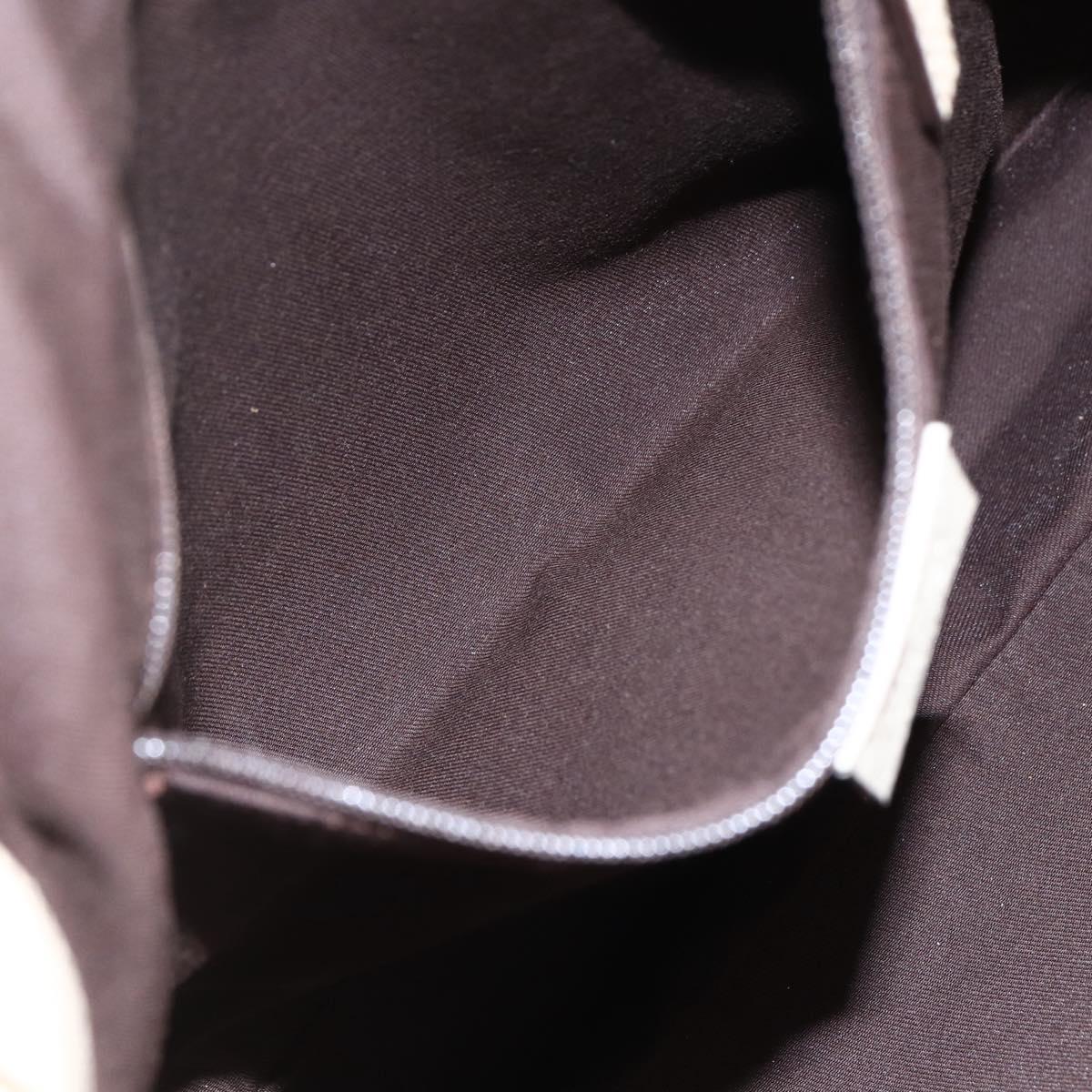 GUCCI GG Canvas Tote Bag Beige Gold Auth 152364