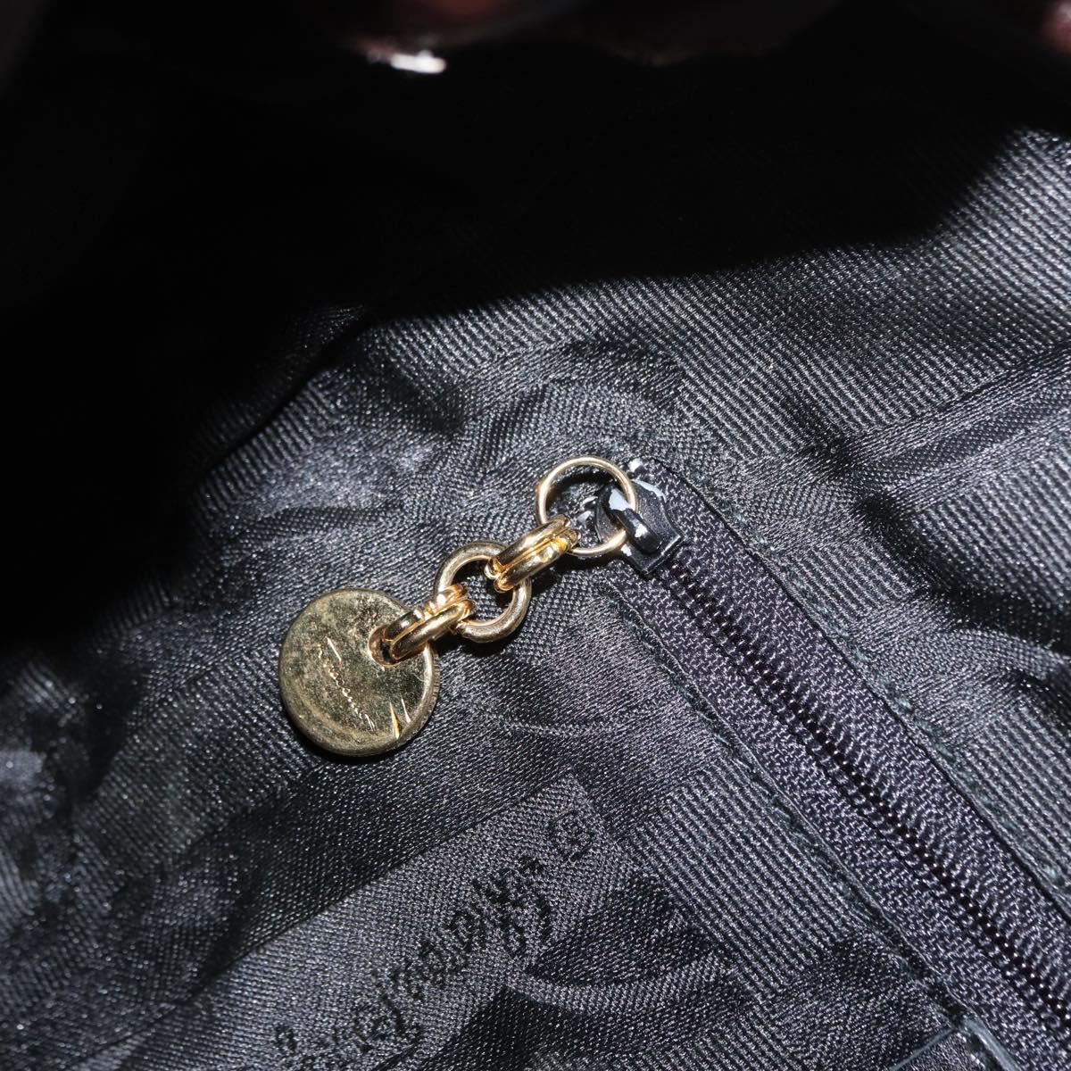 Salvatore Ferragamo Gancini Backpack Leather Brown Gold Auth 152386