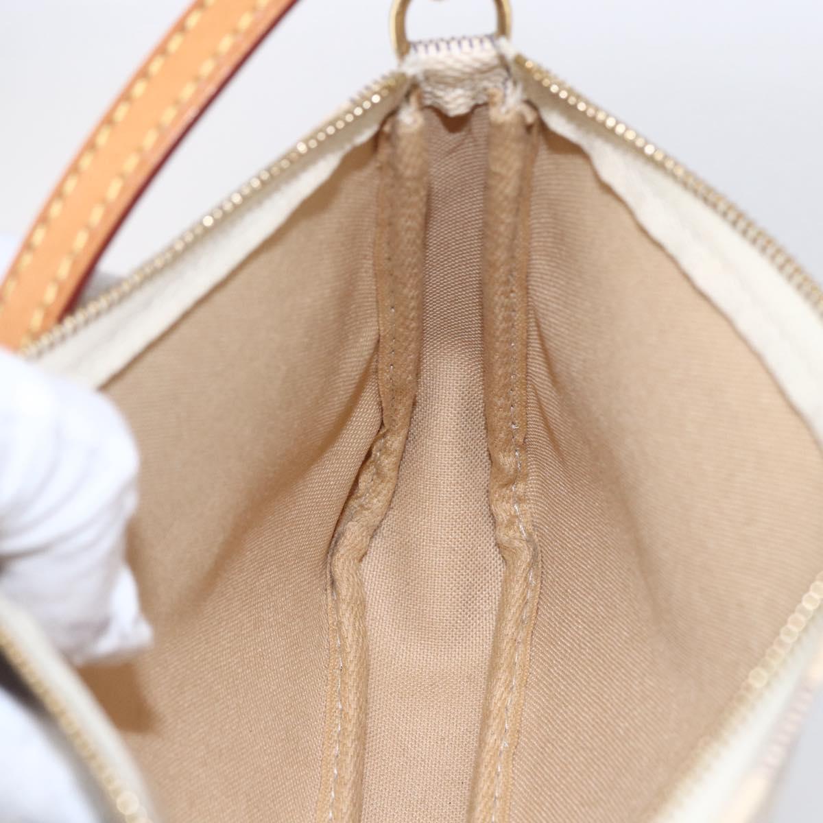 LOUIS VUITTON Damier Azur Pochette Accessoires Pouch N51986 LV Auth 152406V