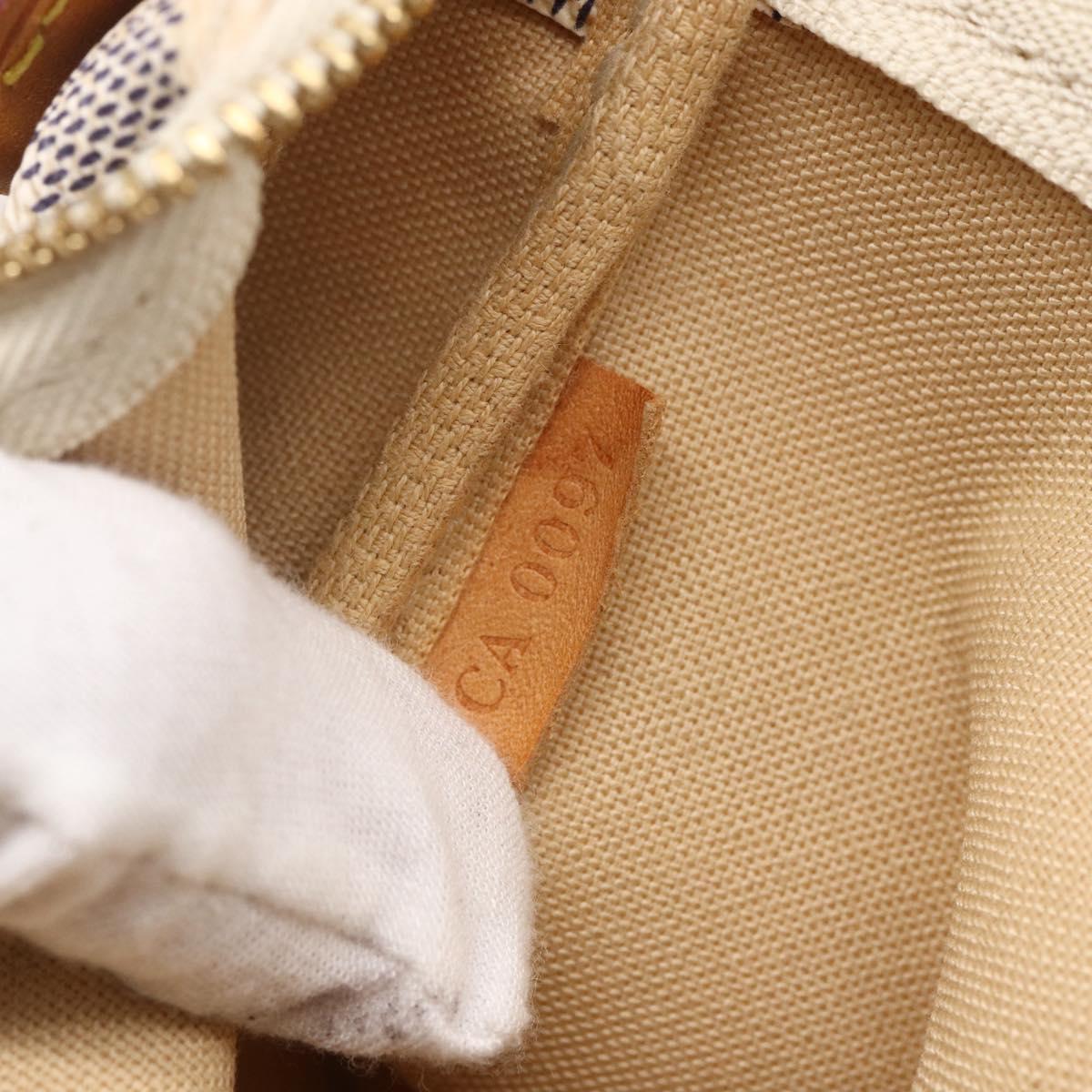 LOUIS VUITTON Damier Azur Pochette Accessoires Pouch N51986 LV Auth 152406V