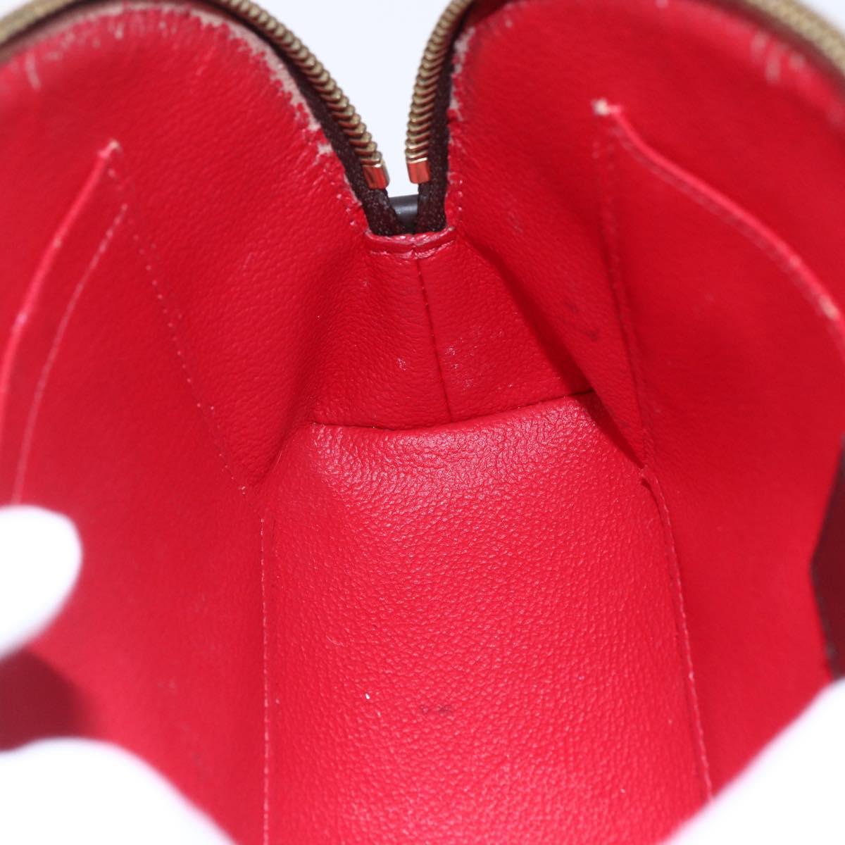 LOUIS VUITTON Damier Ebene Pochette Cosmetic GM Pouch N23345 LV Auth 152407