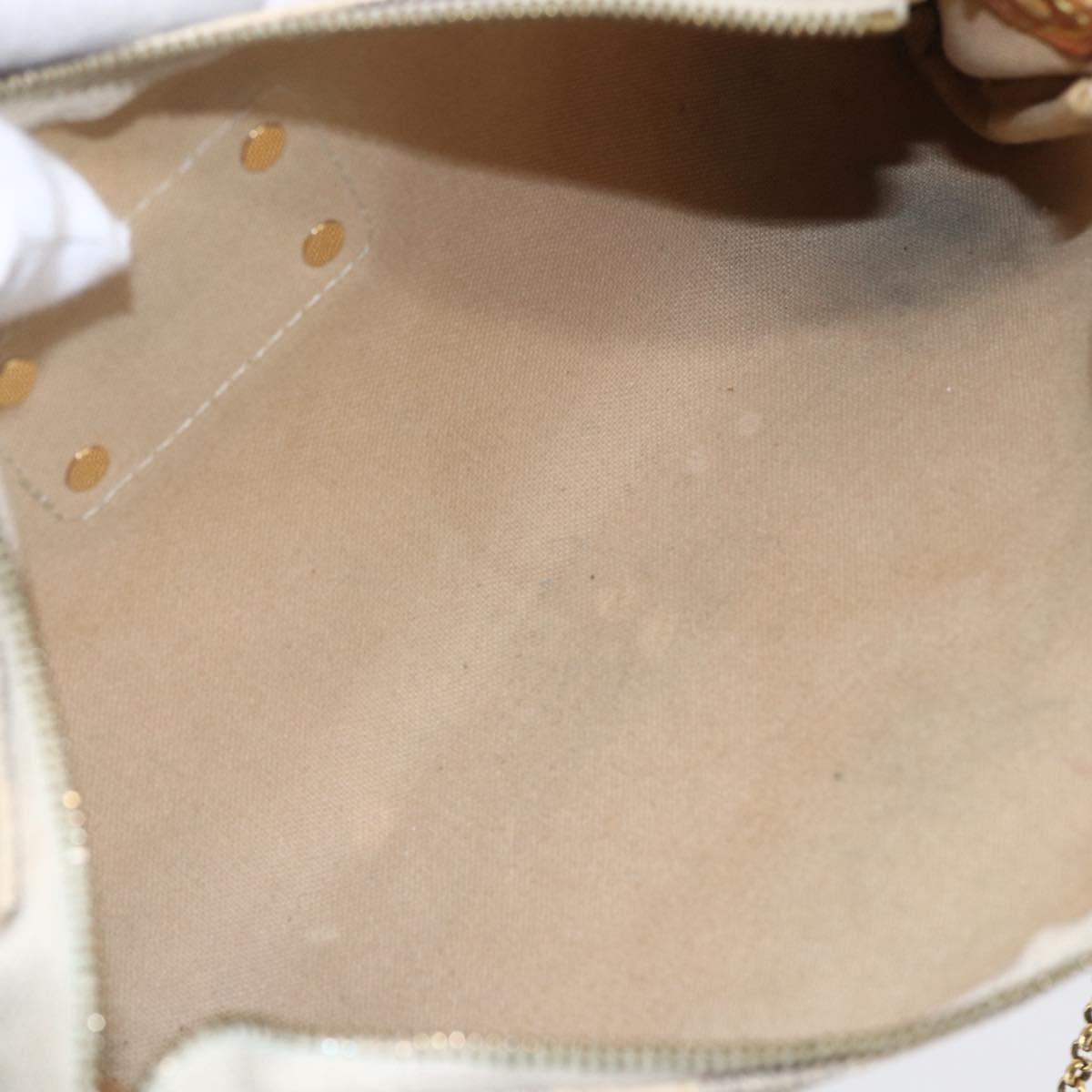 LOUIS VUITTON Damier Azur Eva Shoulder Bag 2way N55214 LV Auth 152408