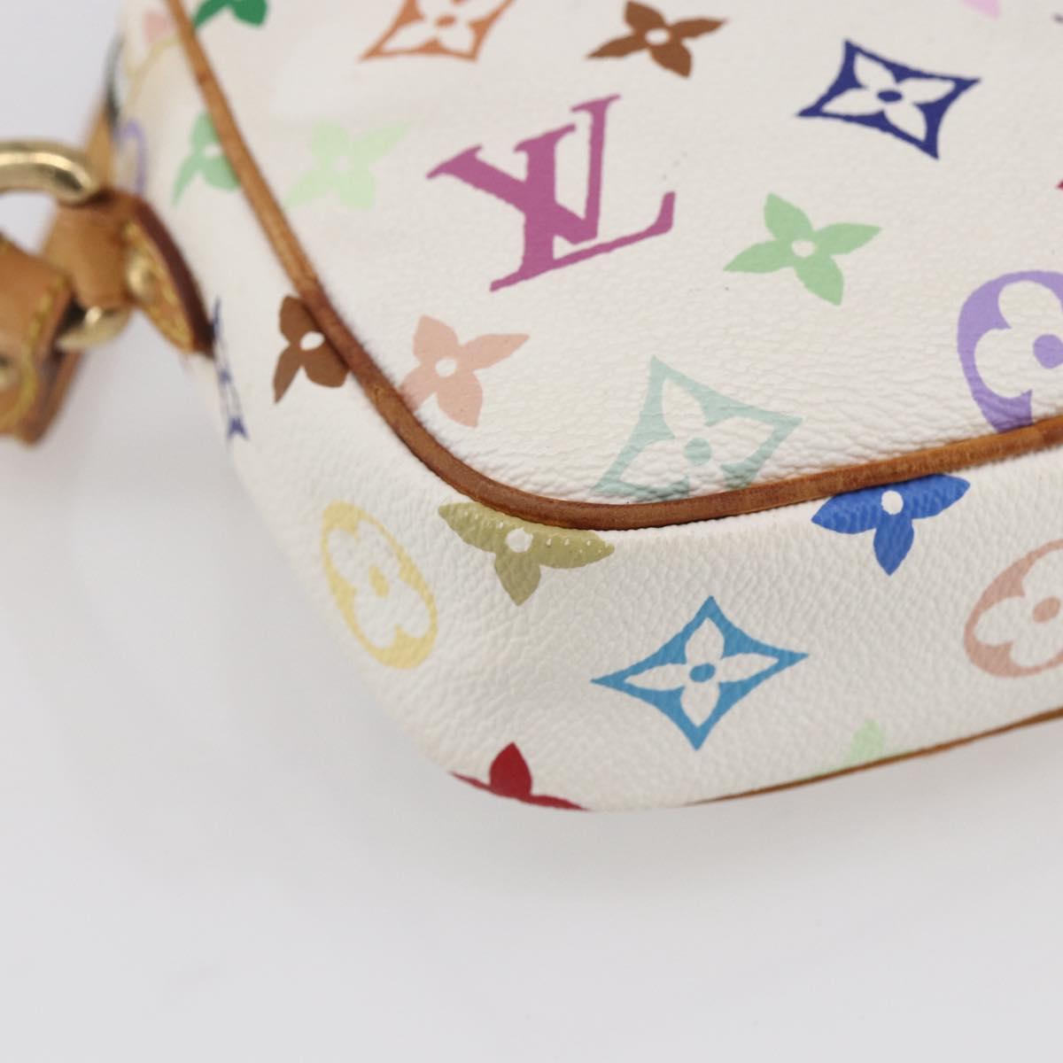 LOUIS VUITTON Monogram Multicolor Lift Shoulder Bag White M40055 LV Auth 152409