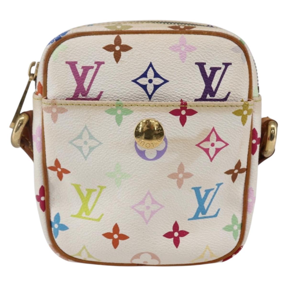 LOUIS VUITTON Monogram Multicolor Lift Shoulder Bag White M40055 LV Auth 152409